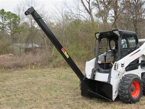 skid steer pole saw|saw attachment for skid steer.